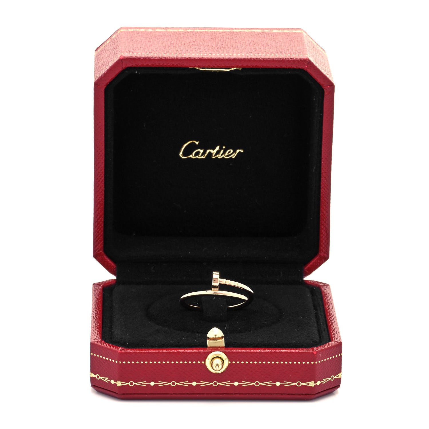 Cartier 18K Pink Gold Small Juste Un Clou Ring 58 8.25 5 of 5