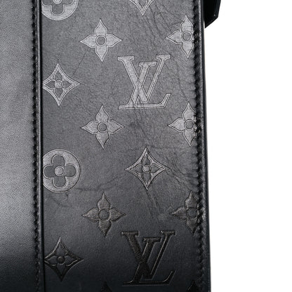 Louis Vuitton Monogram Cuir Plume Very Tote MM Black 43 of 55
