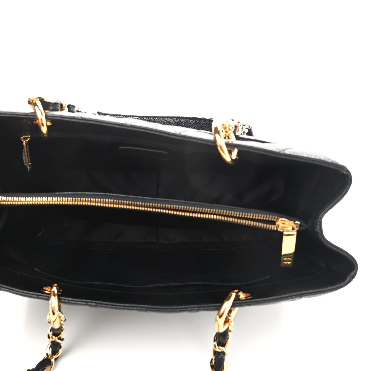 Chanel Caviar Quilted Grand Shopping Tote GST Black 5 of 10
