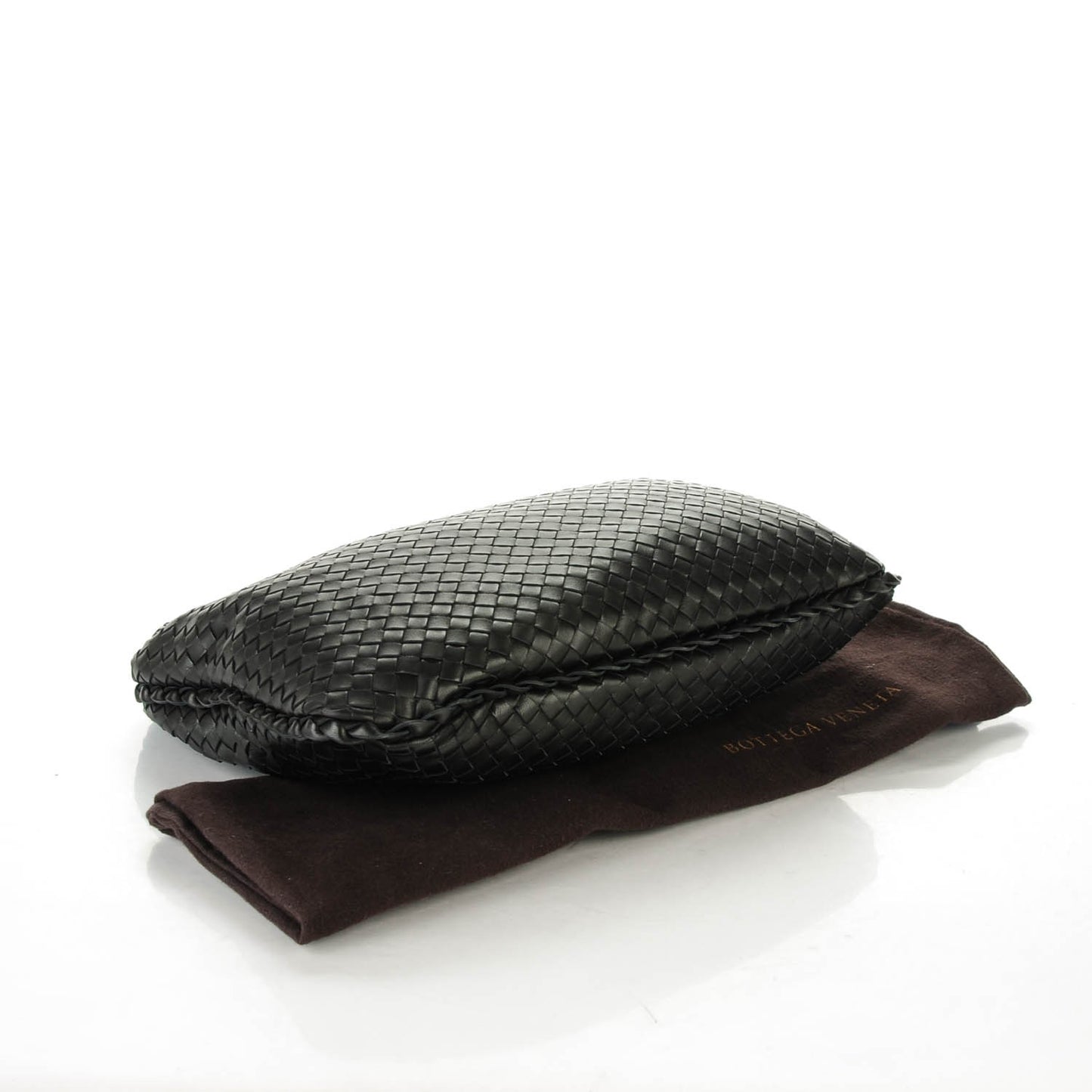 Nappa Intrecciato Medium Veneta Hobo Black