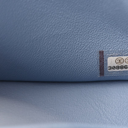 Chanel Lambskin Quilted Mini Rectangular Flap Light Blue 7 of 11