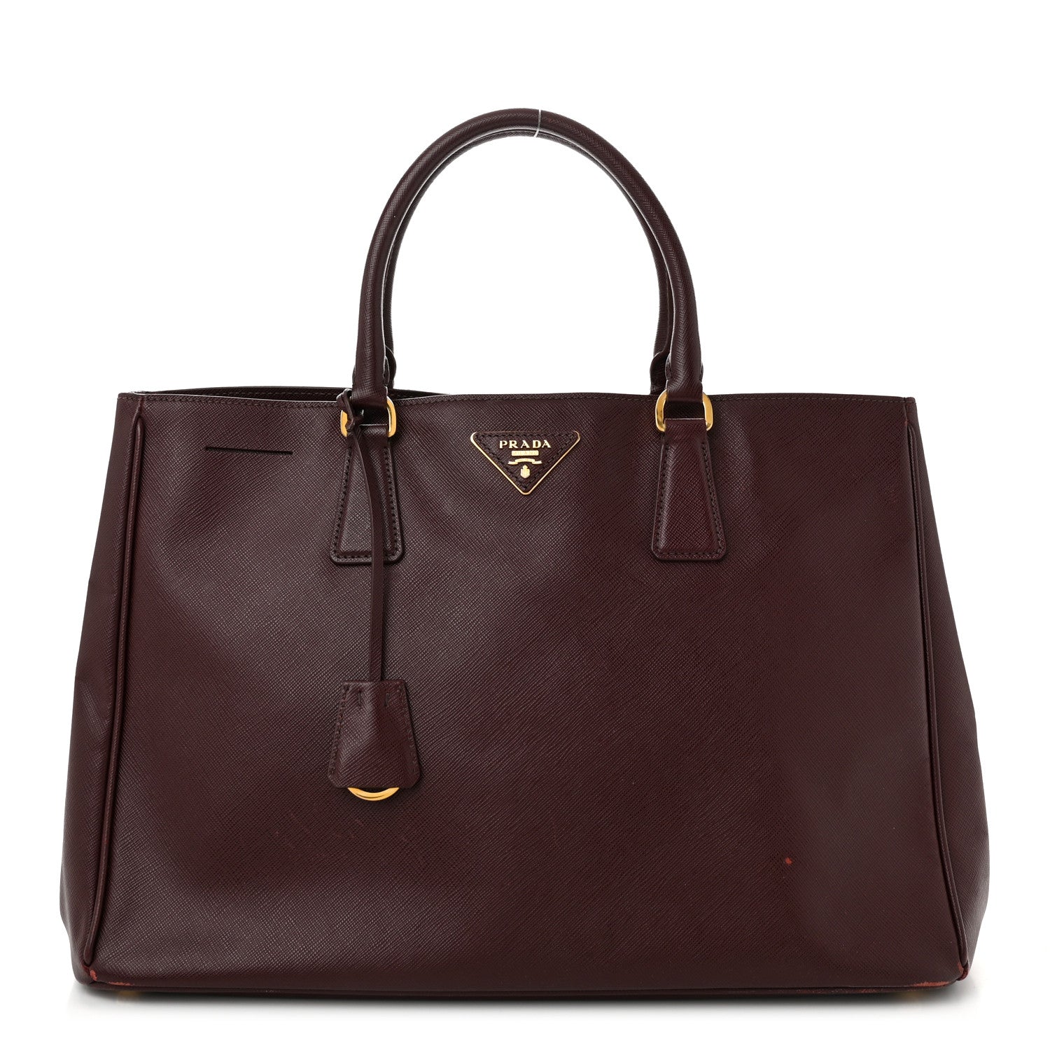 Prada Saffiano Lux Large Tote Granato 1 of 13