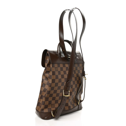 Louis Vuitton Damier Ebene Soho Backpack 3 of 6