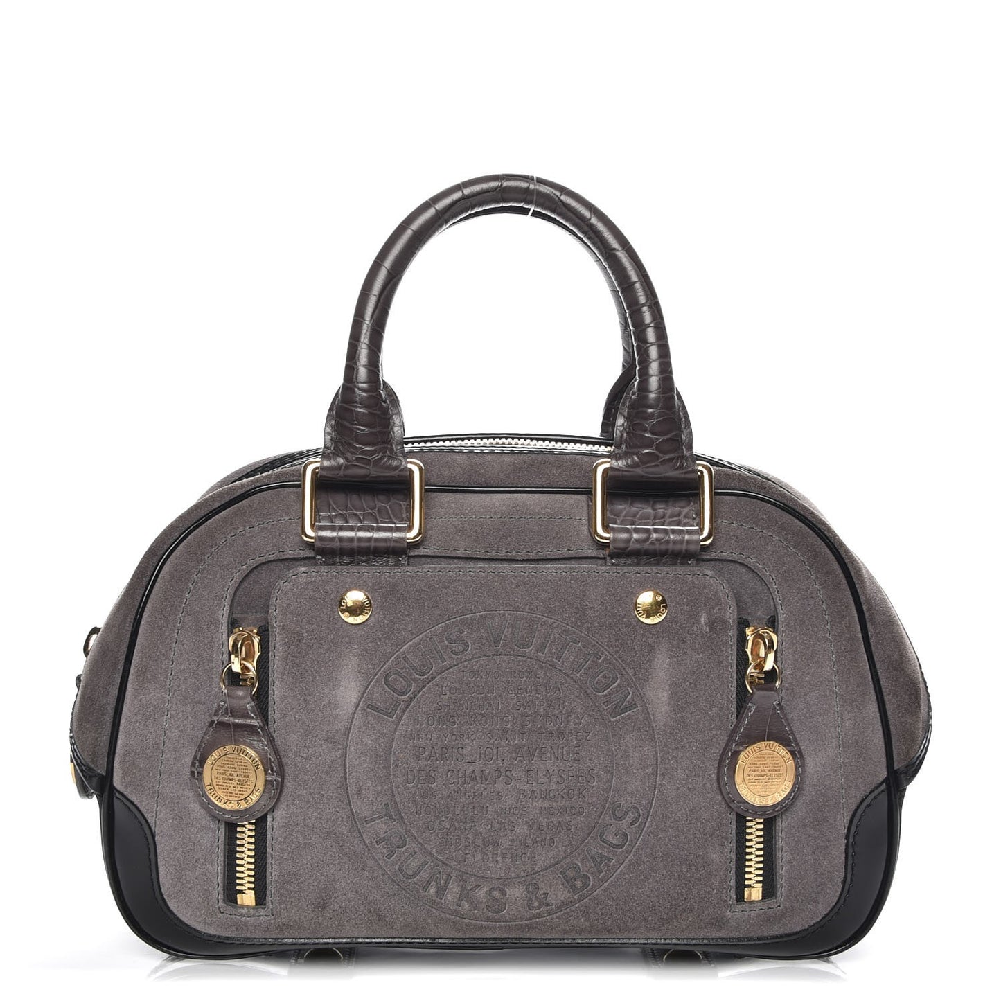 Havane Stamped Trunk Bowler PM Gray