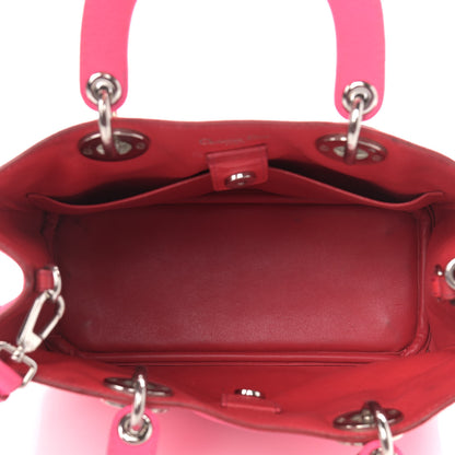 Christian Dior Calfskin Small Diorissimo Tote Pink 5 of 13