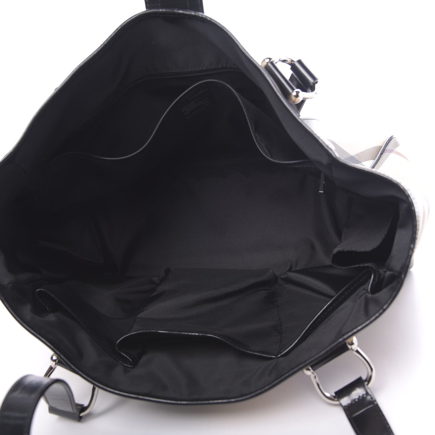 Nova Check Jeannie Diaper Bag Black