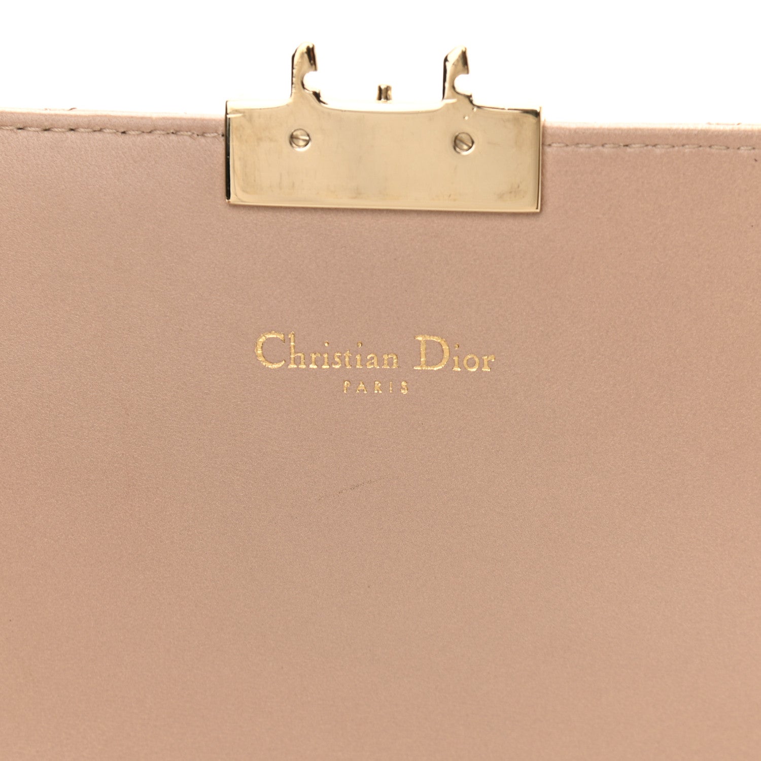 Christian Dior Pearly Lambskin Cannage Miss Dior Promenade Pouch Biege 6 of 11
