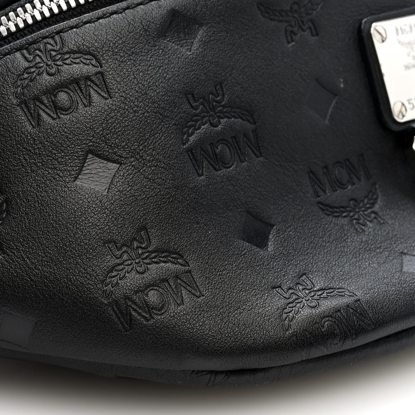 Calfskin Ottomar Monogram Belt Bag Black