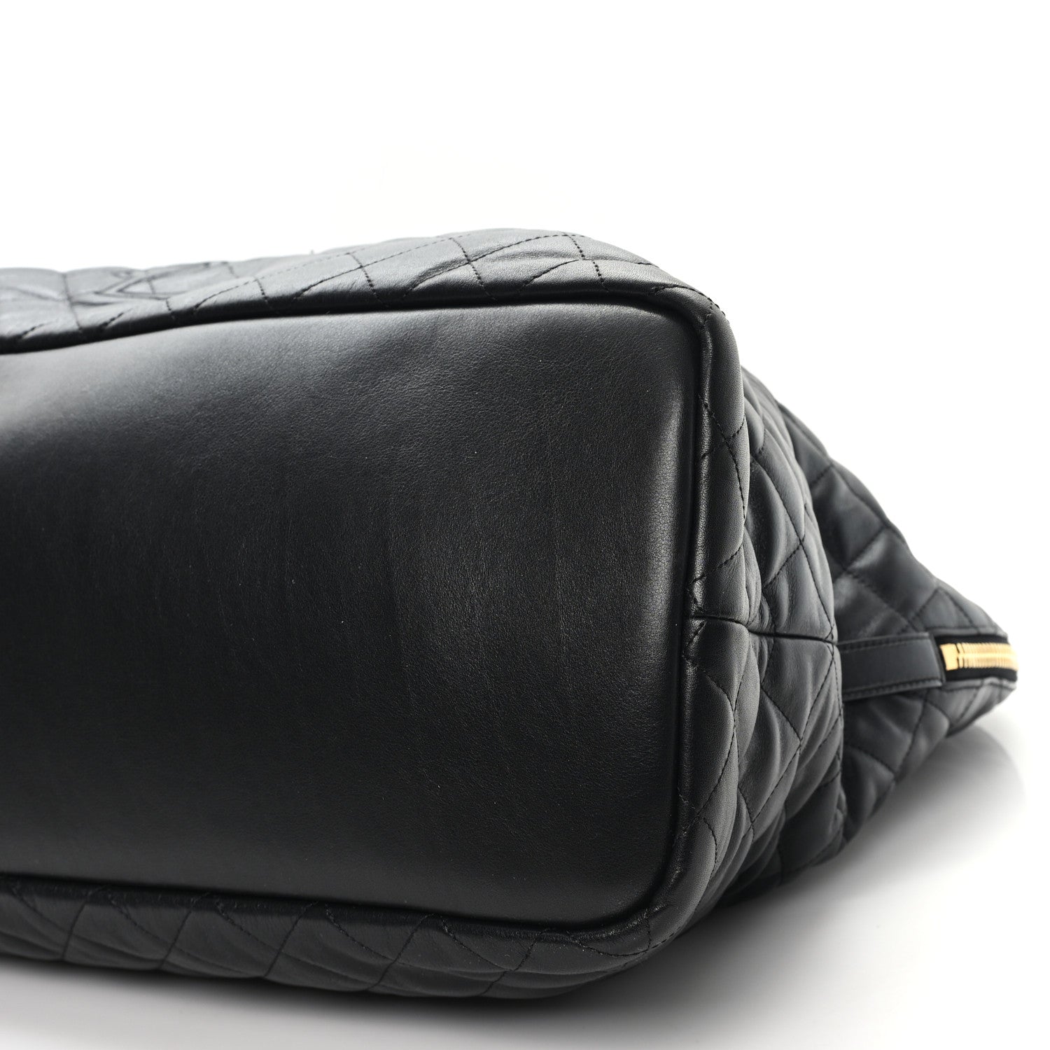 Saint Laurent Calfskin Quilted ES Giant Travel Bag Black 9 of 10