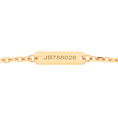 Van Cleef & Arpels 18K Yellow Gold Mother of Pearl Vintage Alhambra Pendant Necklace 5 of 7