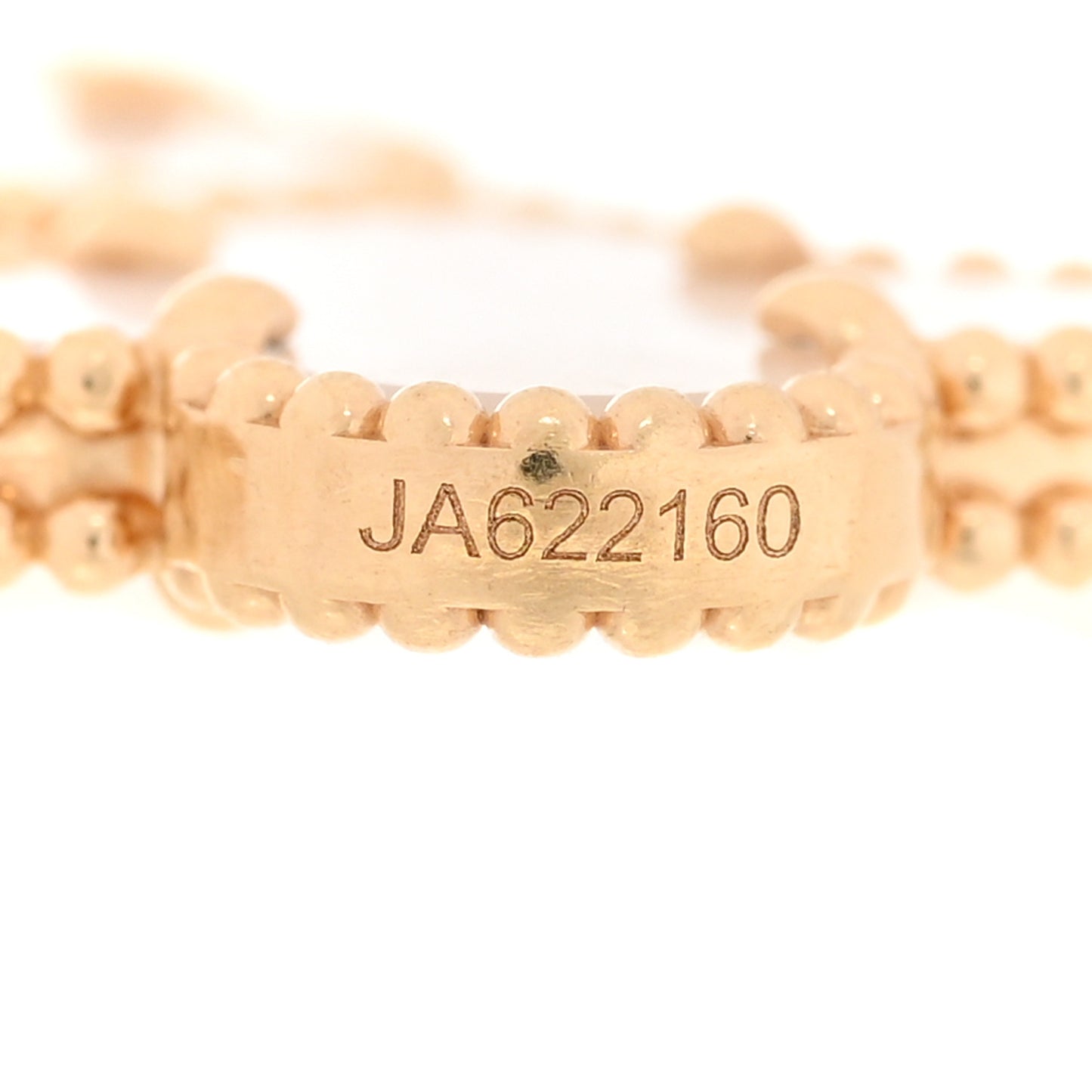 18K Yellow Gold Mother of Pearl 5 Motifs Vintage Alhambra Bracelet