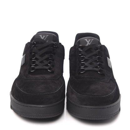 Louis Vuitton Suede Uniform Sneakers 9.5 Black 2 of 9