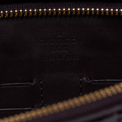 Louis Vuitton Vernis Pershing Square Clutch GM Rouge Fauviste 6 of 11