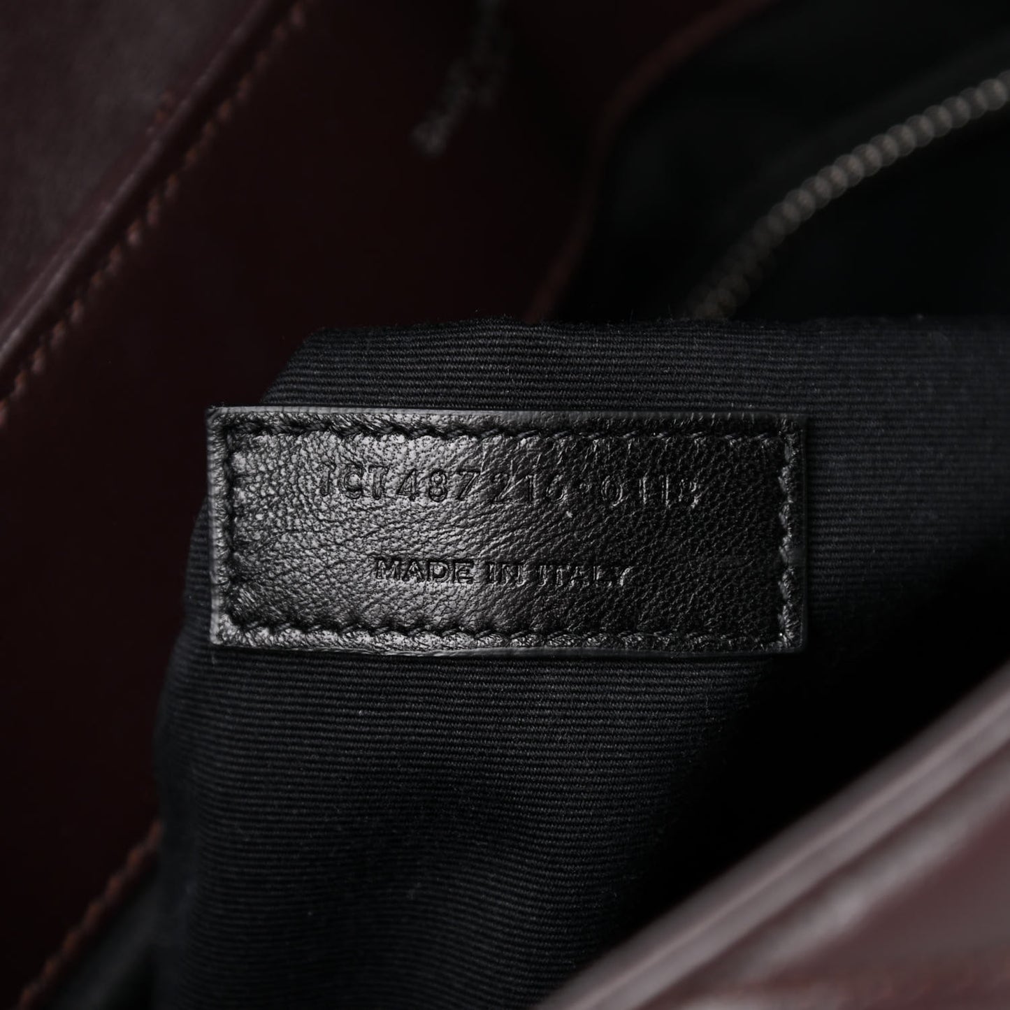 Calfskin Y Quilted Monogram Medium Loulou Chain Satchel Amaranto