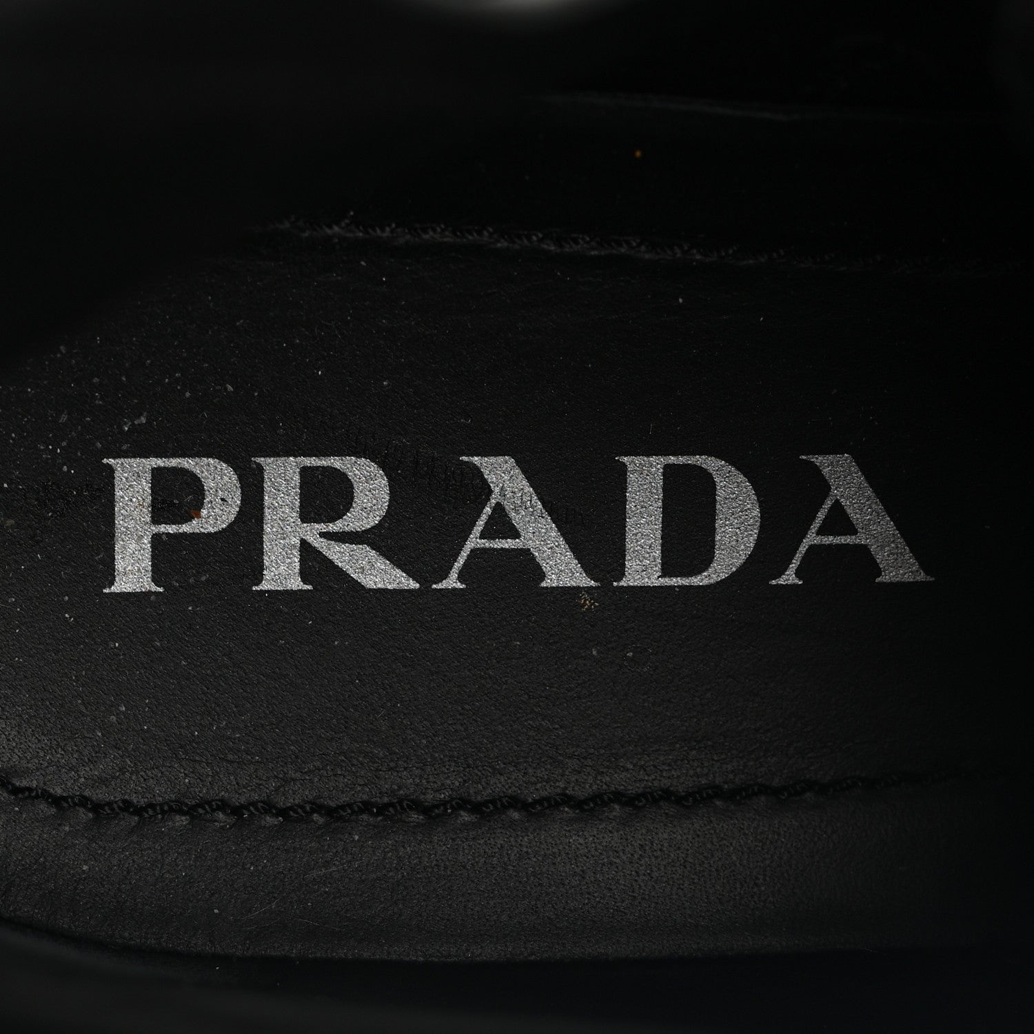 Prada Spazzolato Captoe 30mm Combat Boots 39 Black 8 of 9