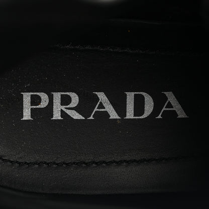 Prada Spazzolato Captoe 30mm Combat Boots 39 Black 8 of 9