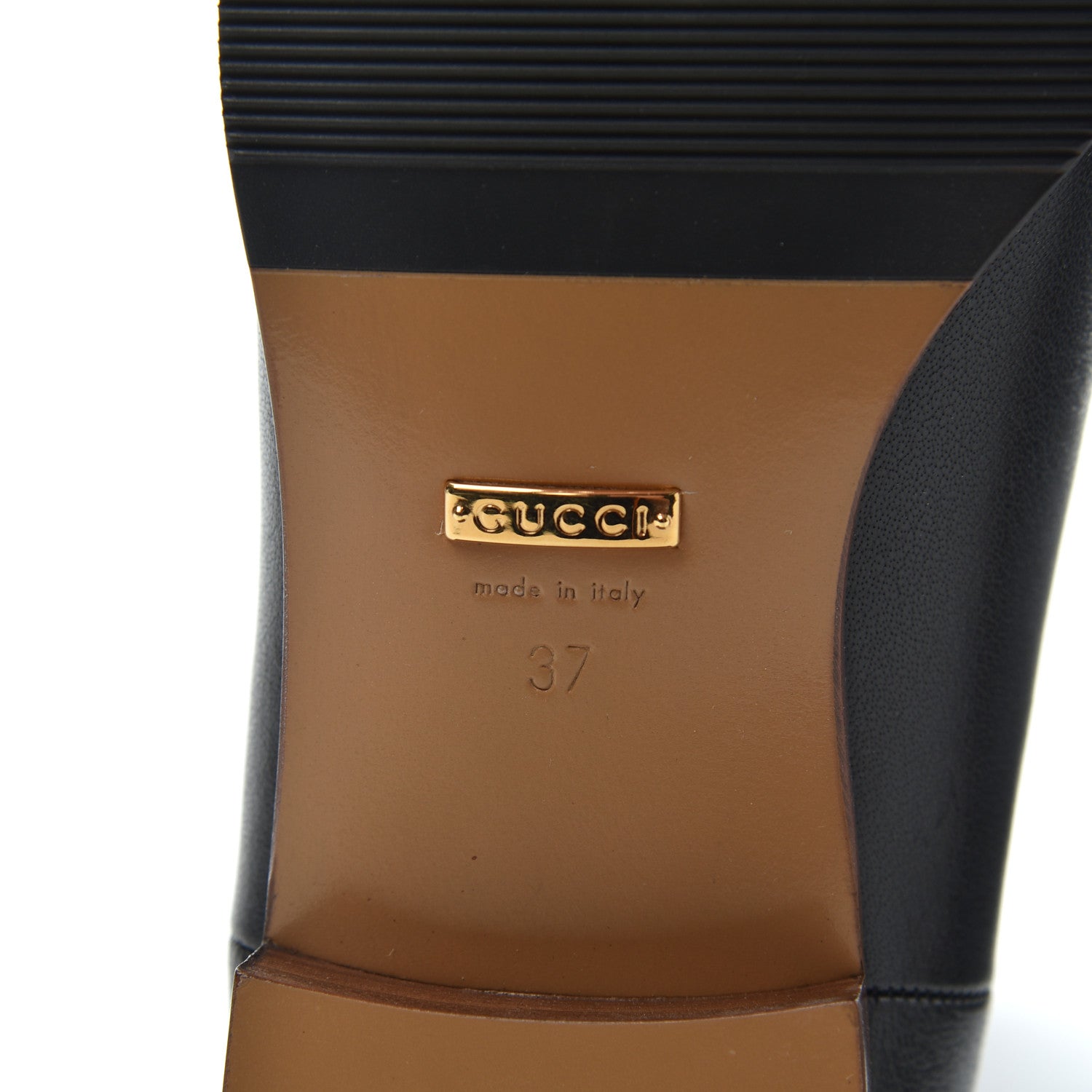Gucci Calfskin Piuma Lux Energy High Boots 37 Black 7 of 9