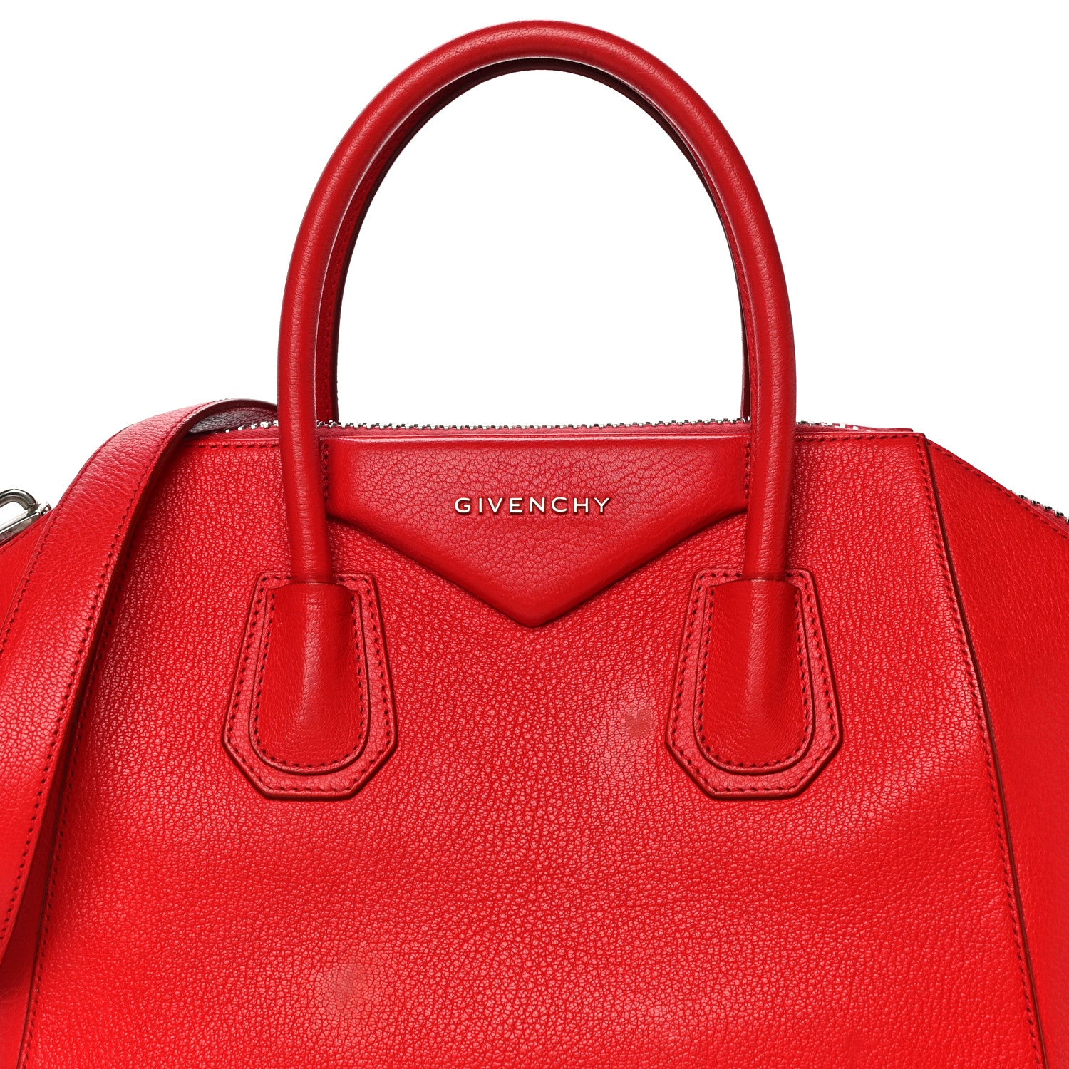 Givenchy Sugar Goatskin Small Antigona Red 8 of 24