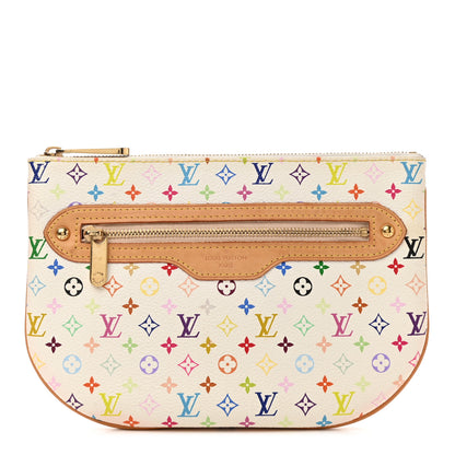 Louis Vuitton Monogram Multicolor Pochette Plate GM White 1 of 7