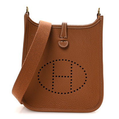 Hermes Taurillon Clemence Evelyne TPM Gold 1 of 11