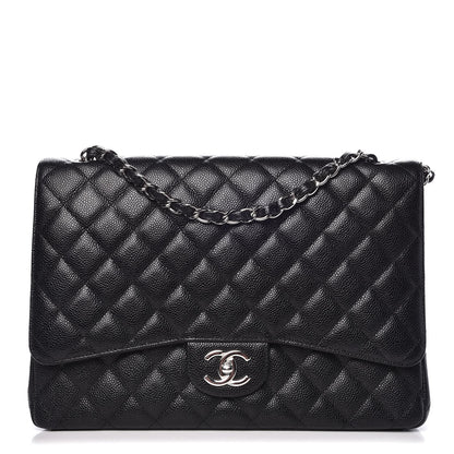 Chanel Caviar Quilted Maxi Double Flap Black 1 of 8