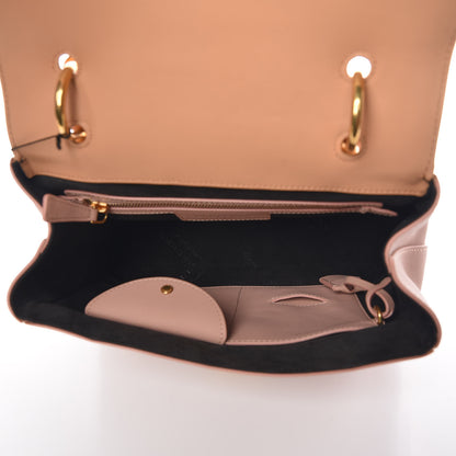 Burberry Trench Calfskin Medium DK88 Top Handle Bag Ash Rose Clementine 6 of 9