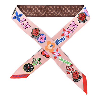 Louis Vuitton Silk Monogram LV Stories BB Bandeau Nude 1 of 5