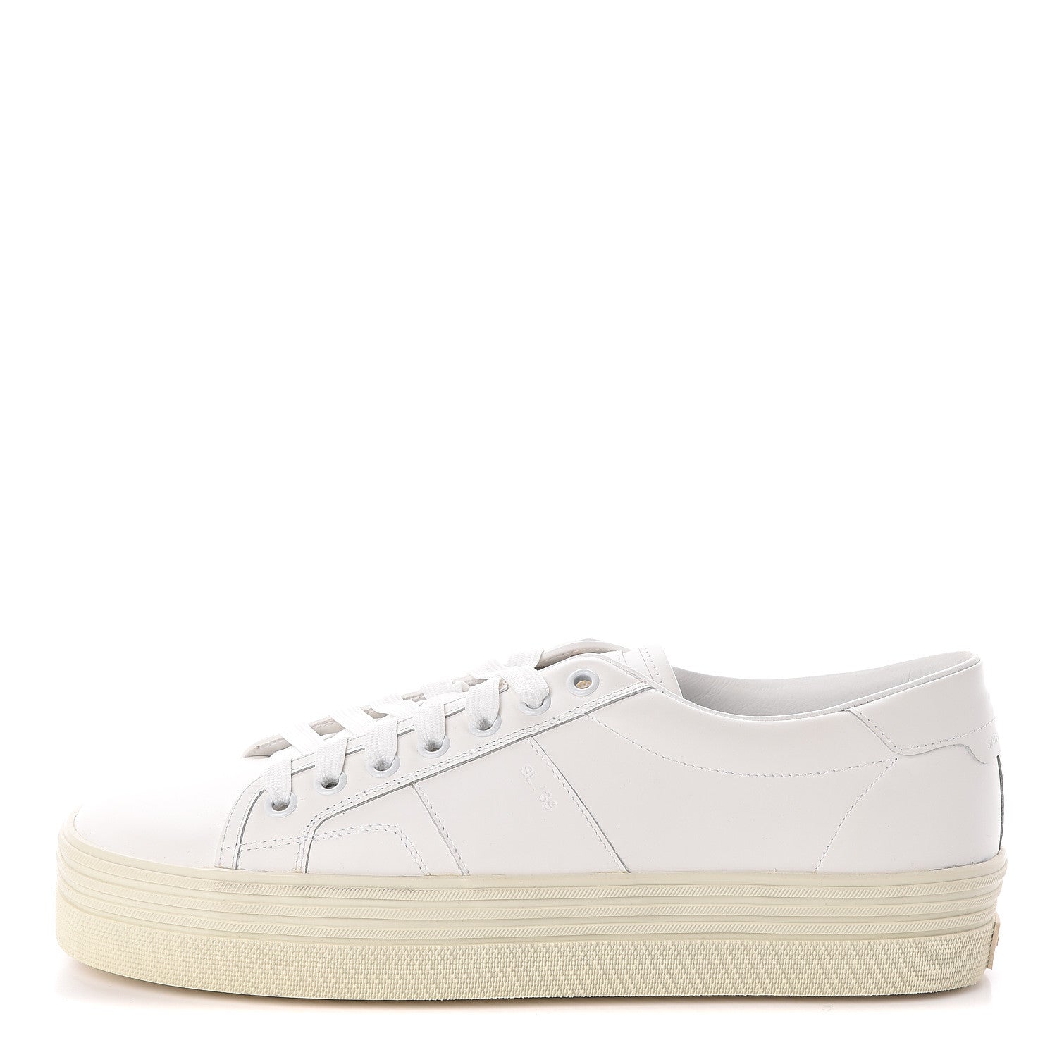 Saint Laurent Calfskin Court Classic Sneakers 40 Off White 1 of 8