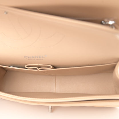 Chanel Lambskin Quilted Jumbo Double Flap Beige 5 of 13