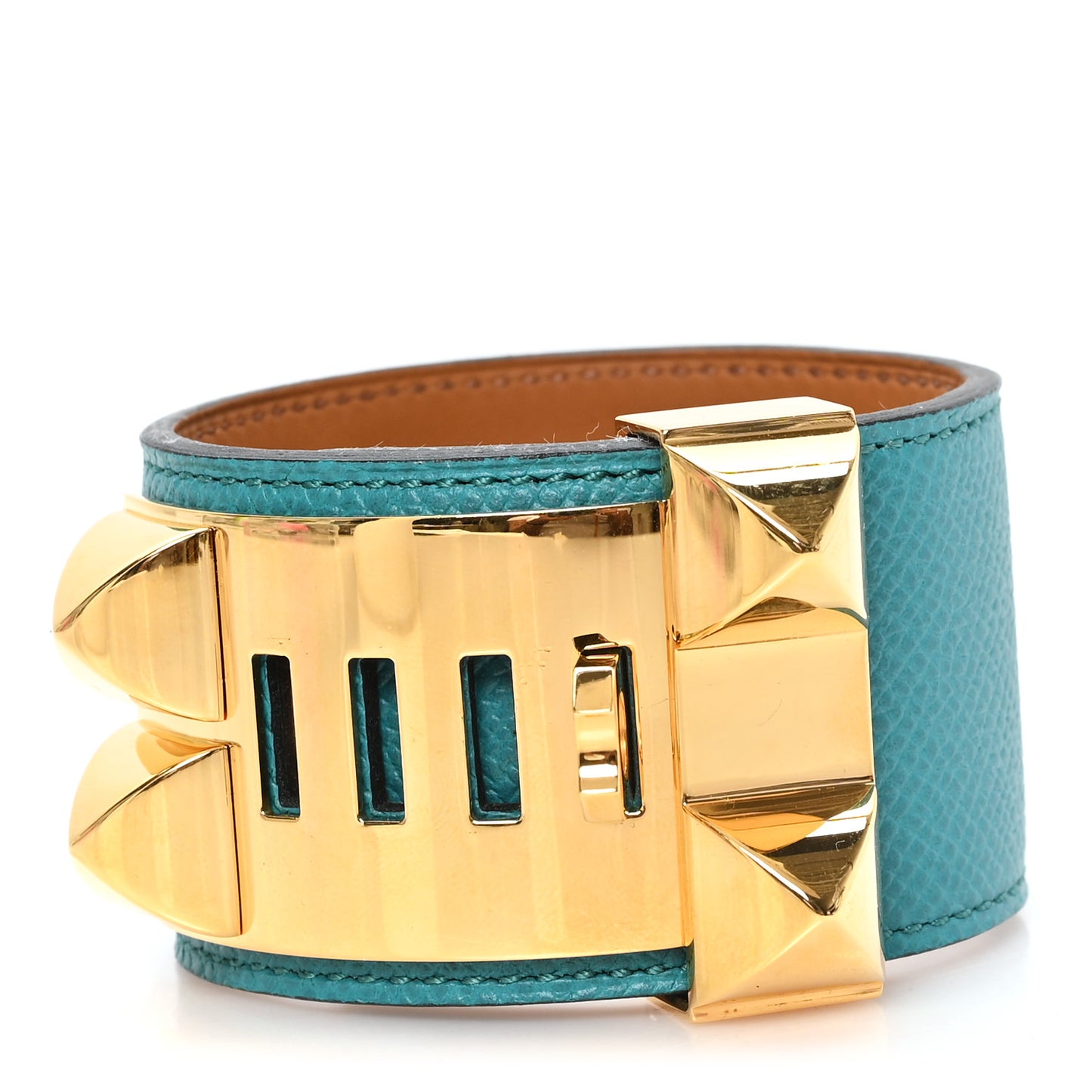 Epsom Collier de Chien CDC Bracelet S Bleu Paon