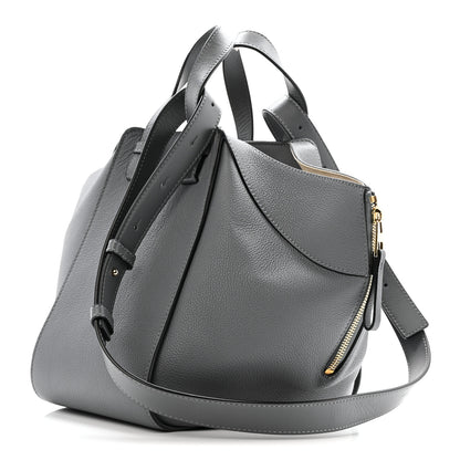 Loewe Grained Calfskin Small Hammock Shoulder Bag Asphalt 3 of 15