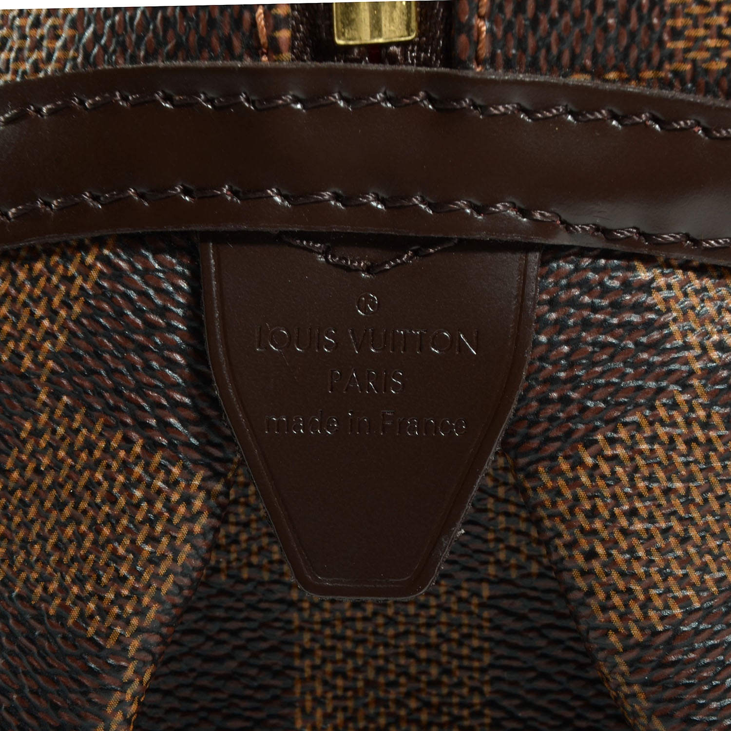 Louis Vuitton Damier Ebene Rivington GM 7 of 8