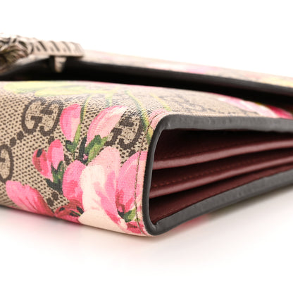 Gucci GG Supreme Monogram Blooms Mini Dionysus Chain Wallet Beige Multicolor Dry Rose 10 of 17