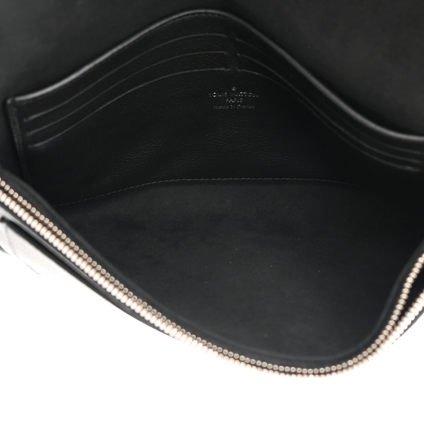 Soft Calfskin My Lockme Pochette Black