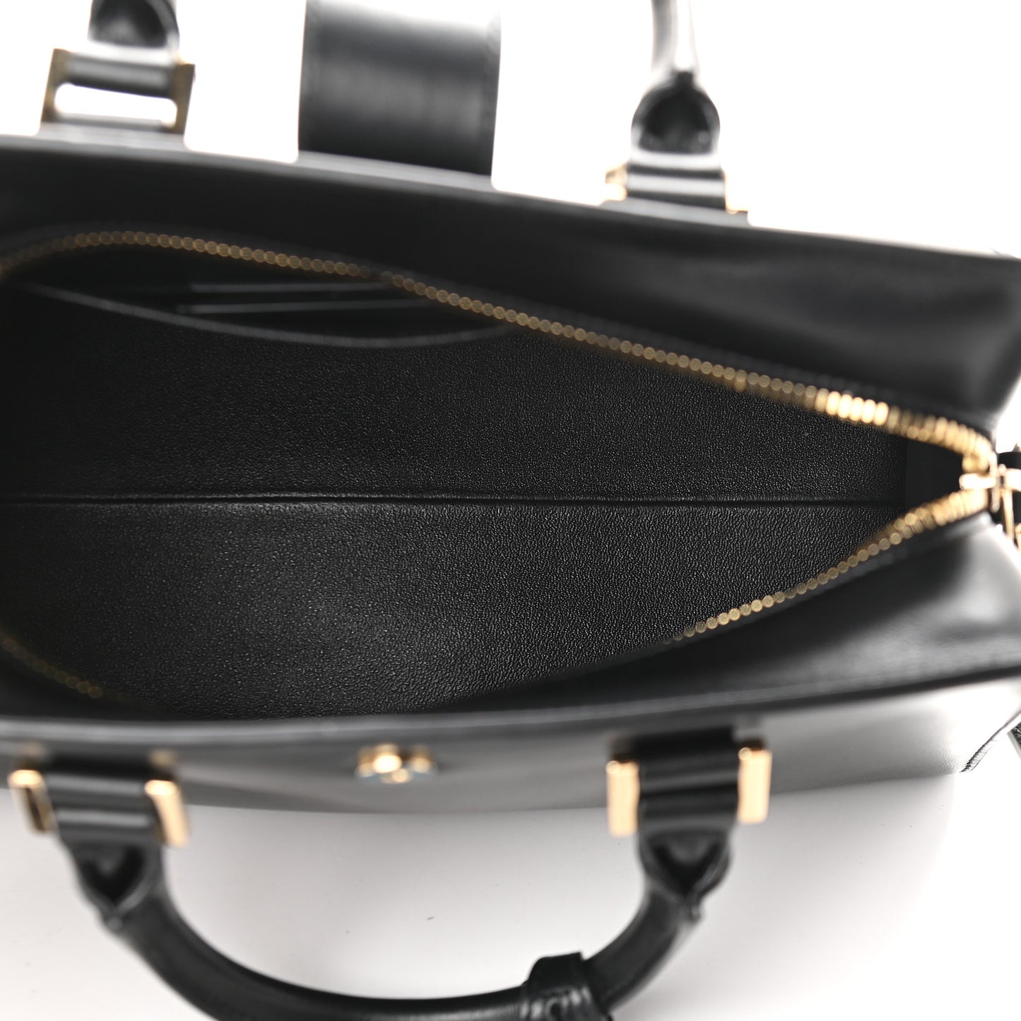 Calfskin Monogram Baby Cabas Black