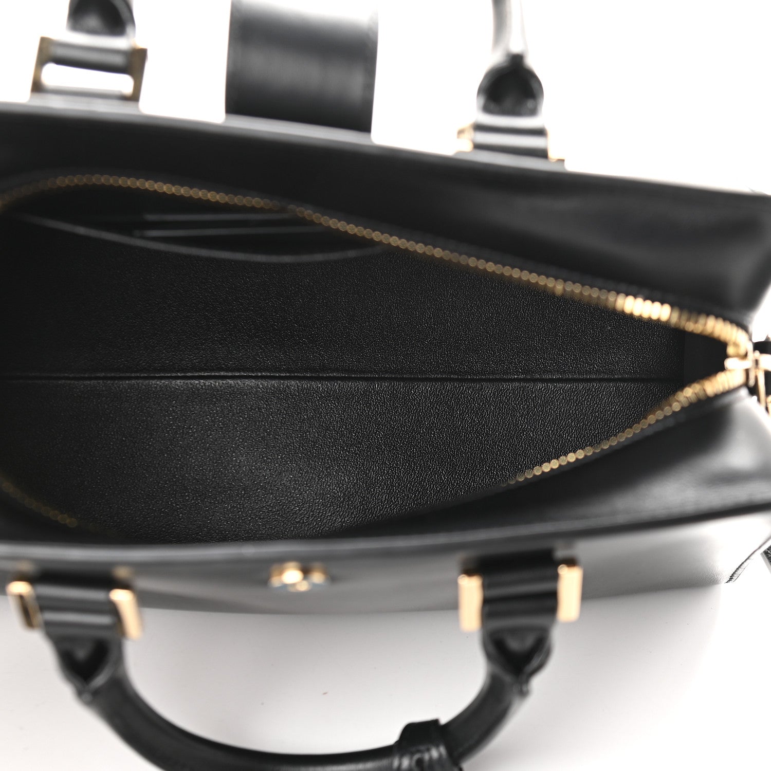 Saint Laurent Calfskin Monogram Baby Cabas Black 4 of 7