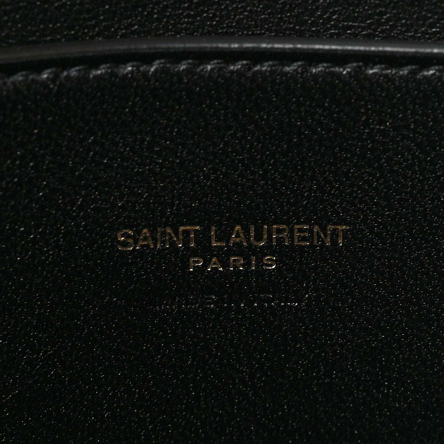Smooth Calfskin Suede Medium Reversible Monogram Kate Satchel Black