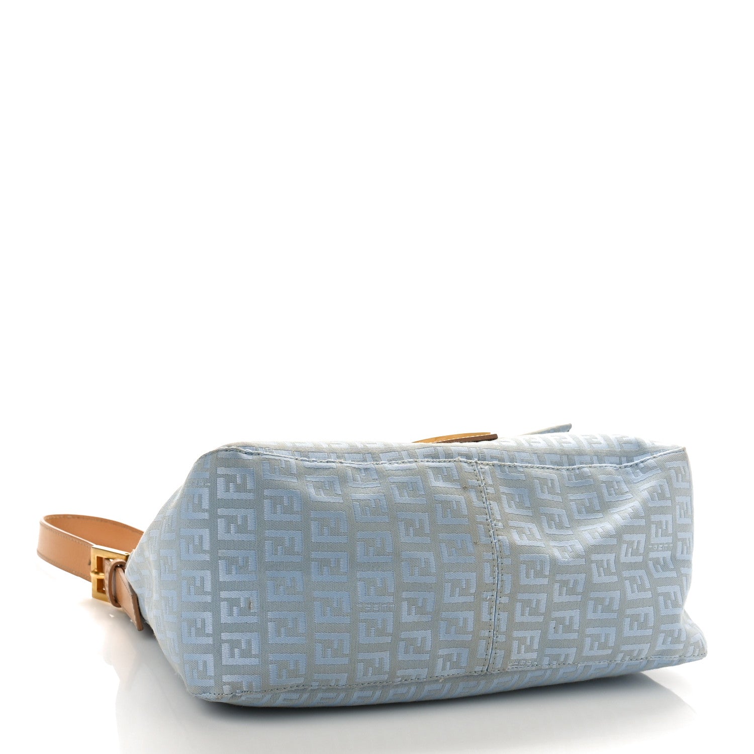 Fendi Zucchino Mama Baguette Blue 4 of 9