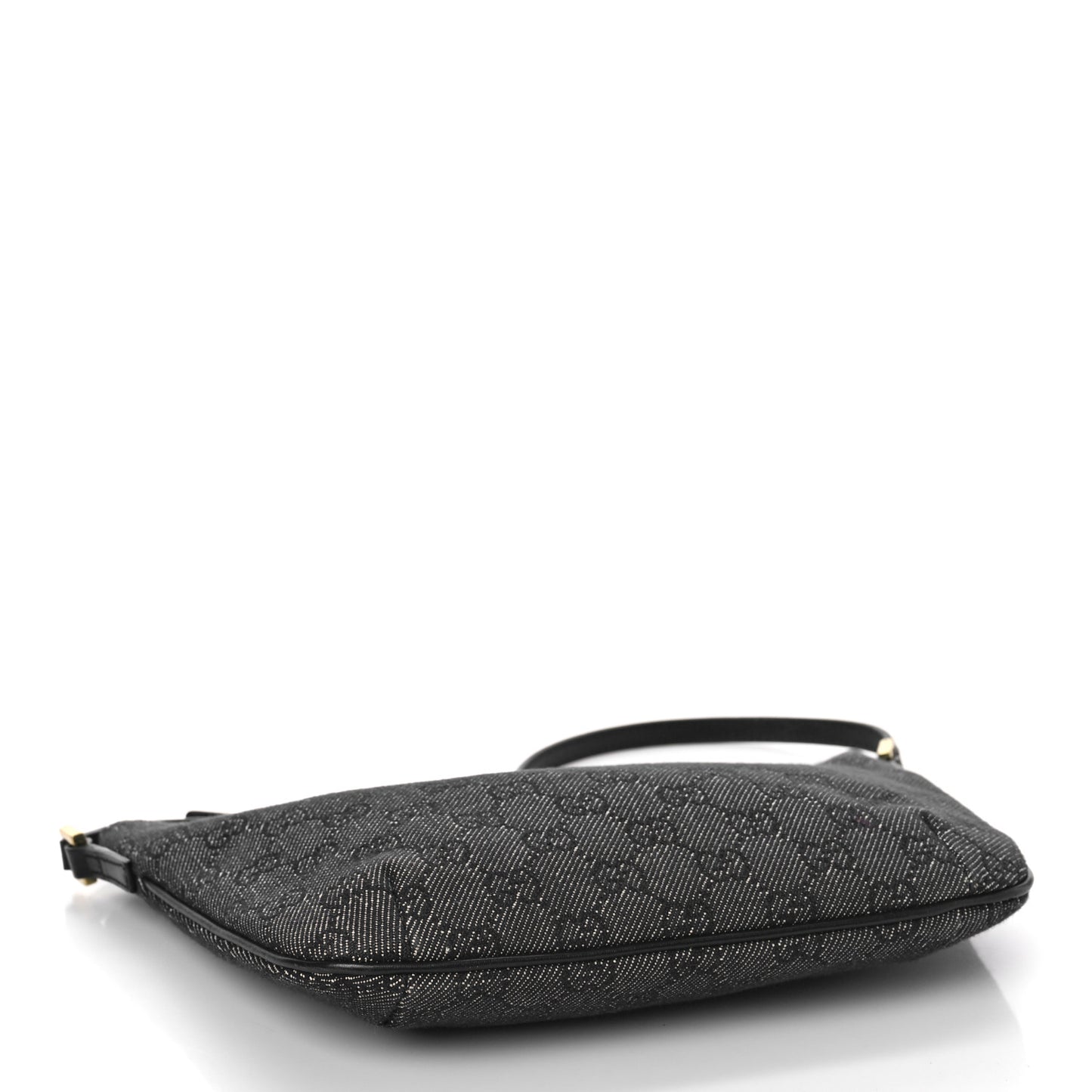 Denim Monogram Pochette Black