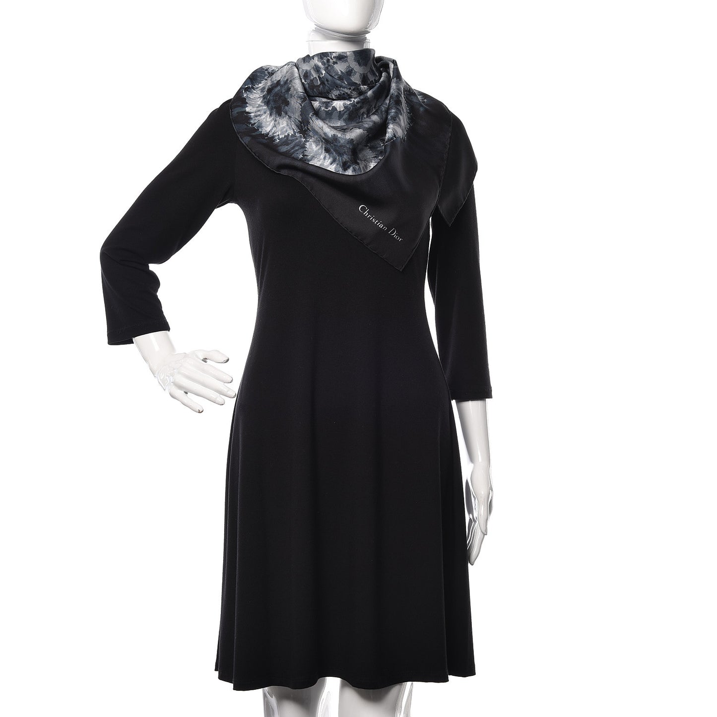 Silk KaleiDioroscopic Scarf 90 Blue