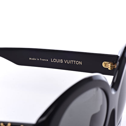Louis Vuitton Studded La Piscine Sunglasses Z1049U Black 6 of 8