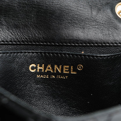 Chanel Patent Quilted Evening Star East West Flap Black 4 of 5