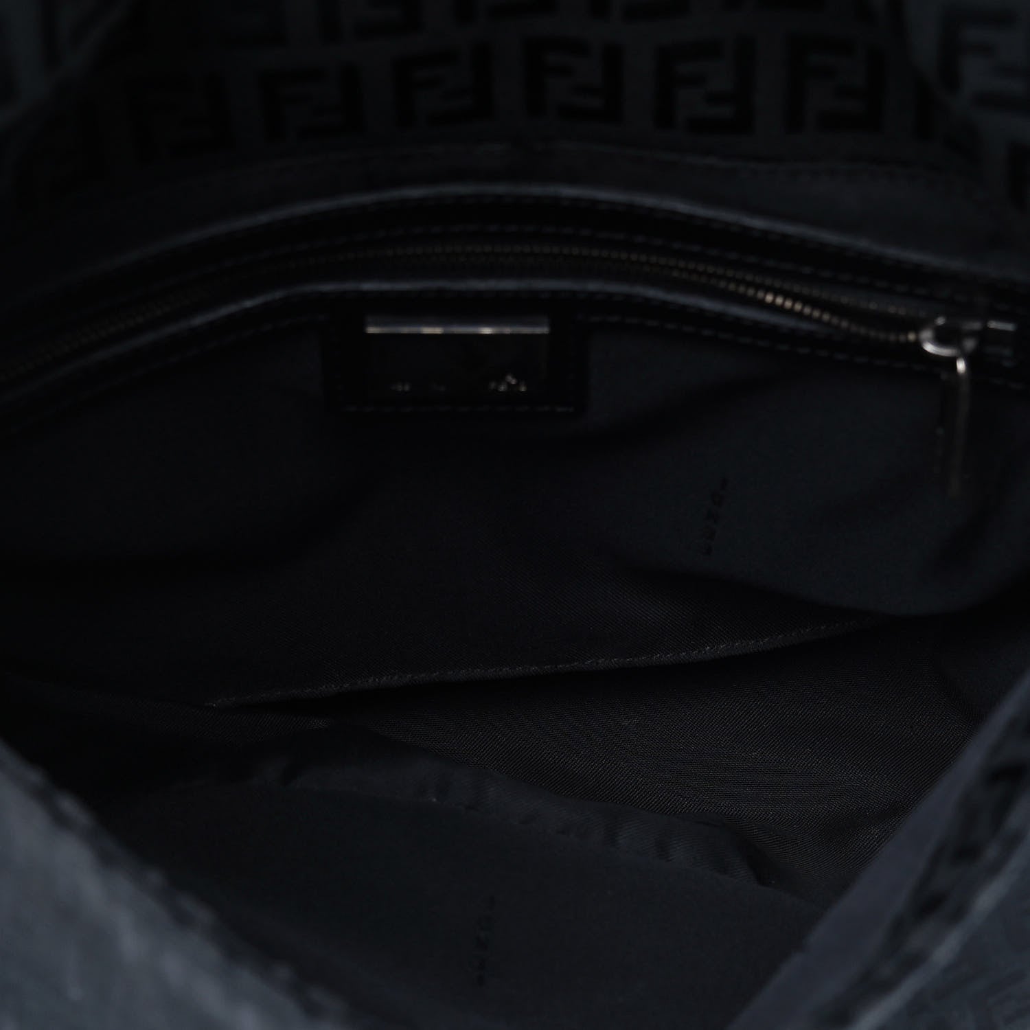 Fendi Zucchino Mama Baguette Black 4 of 10