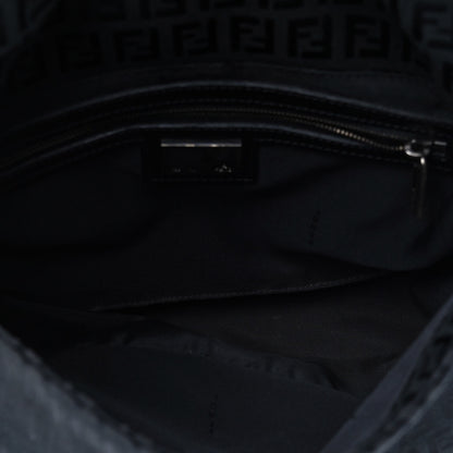 Fendi Zucchino Mama Baguette Black 4 of 10
