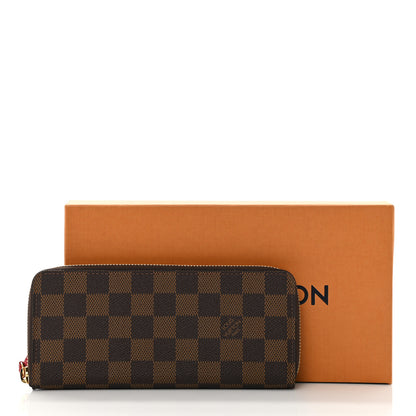 Louis Vuitton Damier Ebene Clemence Wallet Cherry 8 of 8