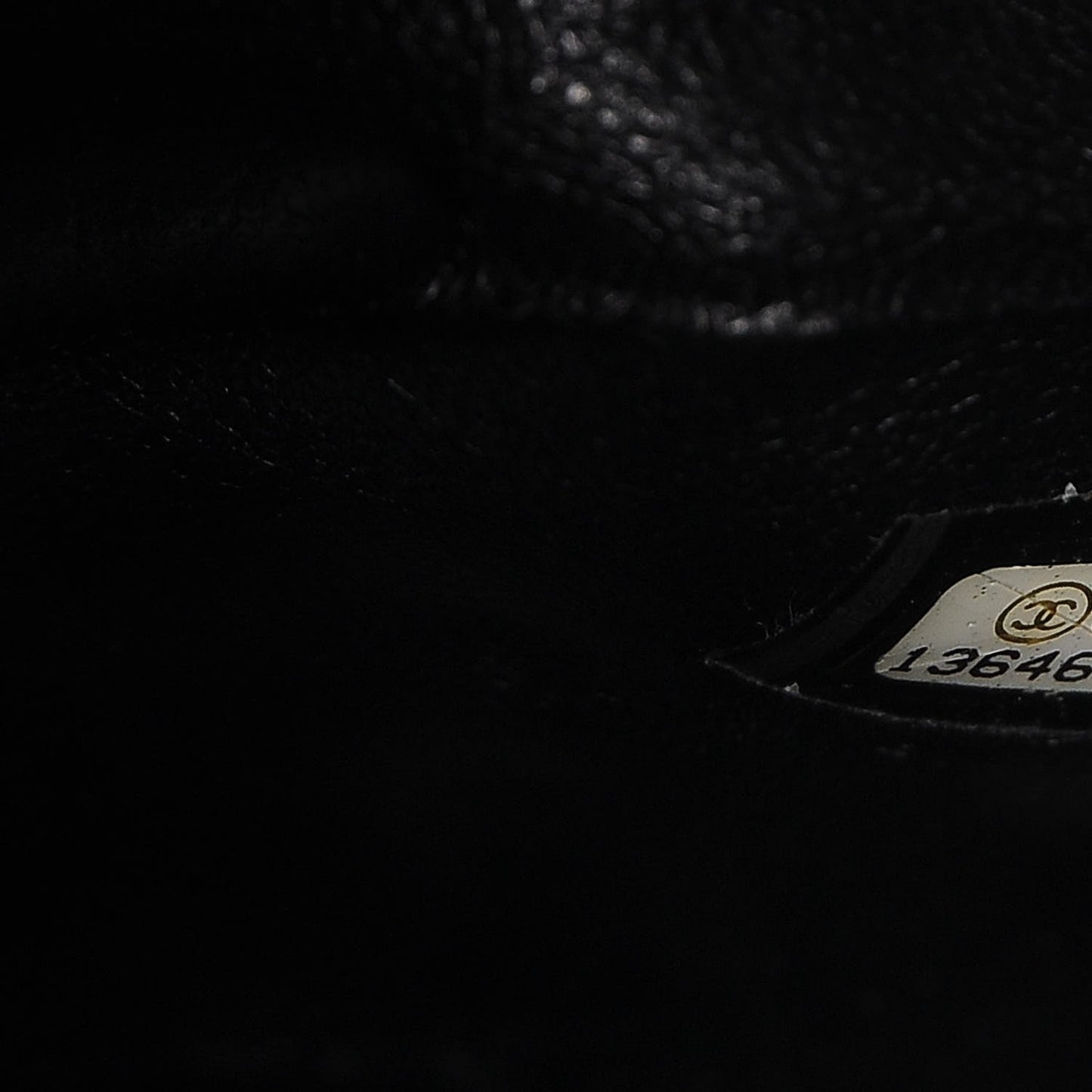 Caviar Quilted Jumbo Single Flap Black