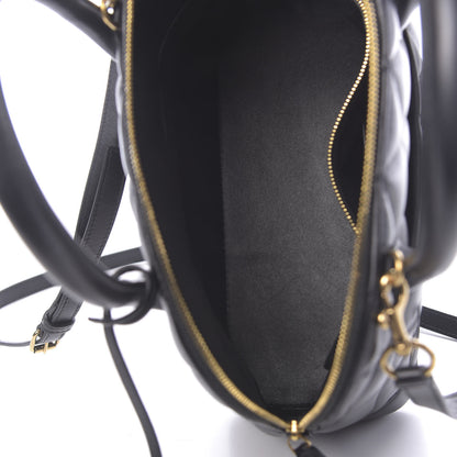 Balenciaga Nappa Calfskin Quilted Small Ville Top Handle Bag Black 5 of 10