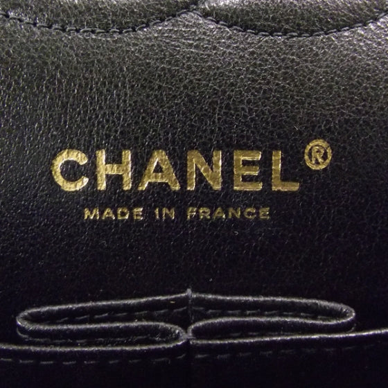 Chanel Caviar Quilted Medium Double Flap Black 8 of 11