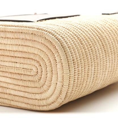 Loewe Raffia Small Square Basket Tote Bag Natural Tan 10 of 10