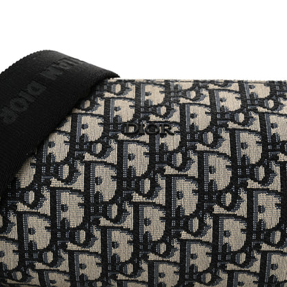 Christian Dior Oblique Roller Messenger Bag Blue 7 of 10